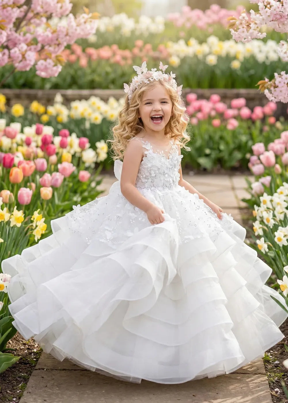 Floral Fairy Party Dress