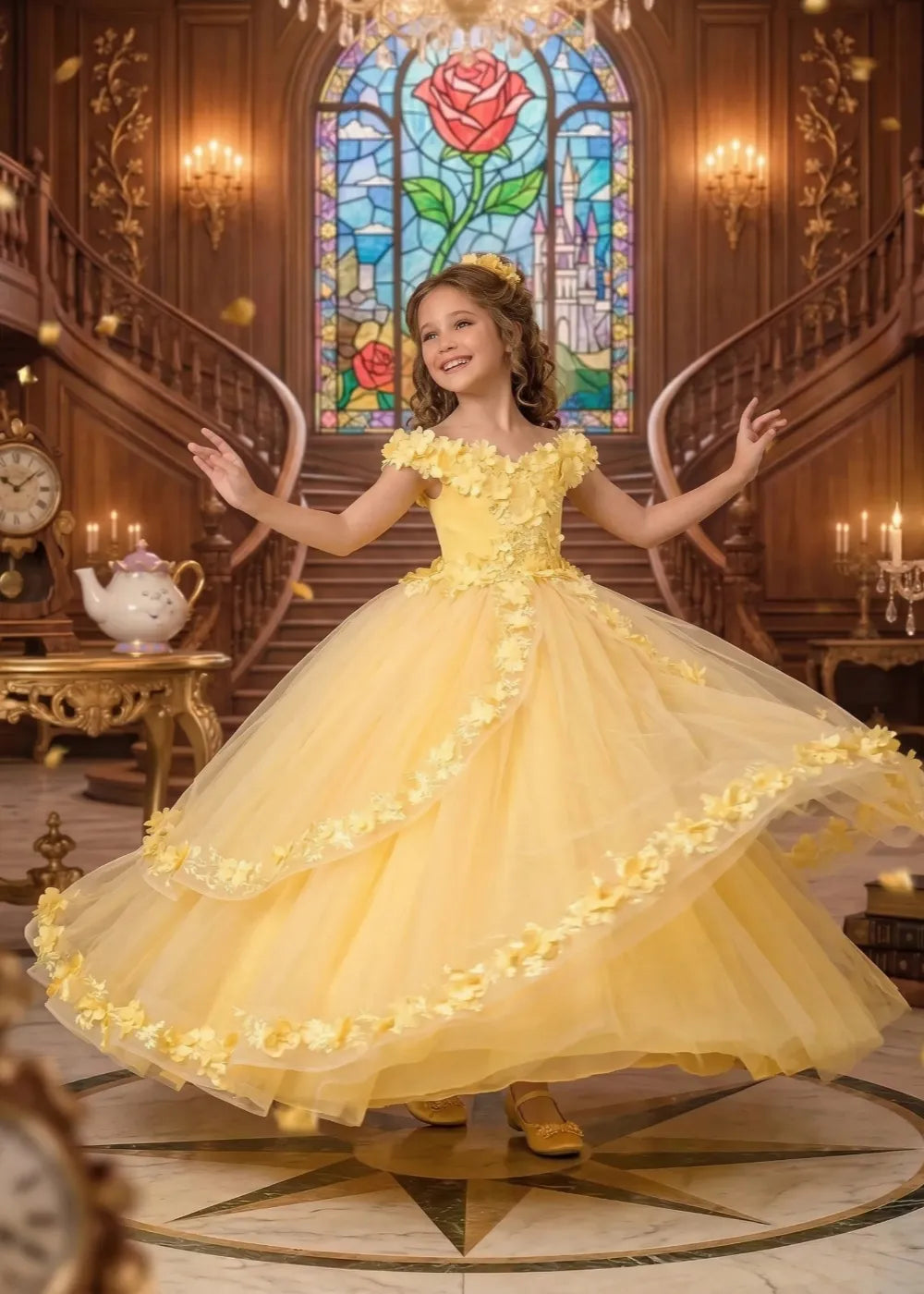 yellow dress belle Princess Tulle for Girls Ball Gown Birthday Party Dress The gold satin dress Kookai Burgundy Dress, Women's sparkly dress long sleeve Size:split