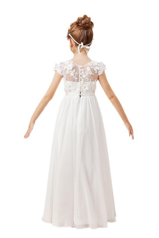 Flower Girl Dresses Applique Tulle Pageant Princess Gown