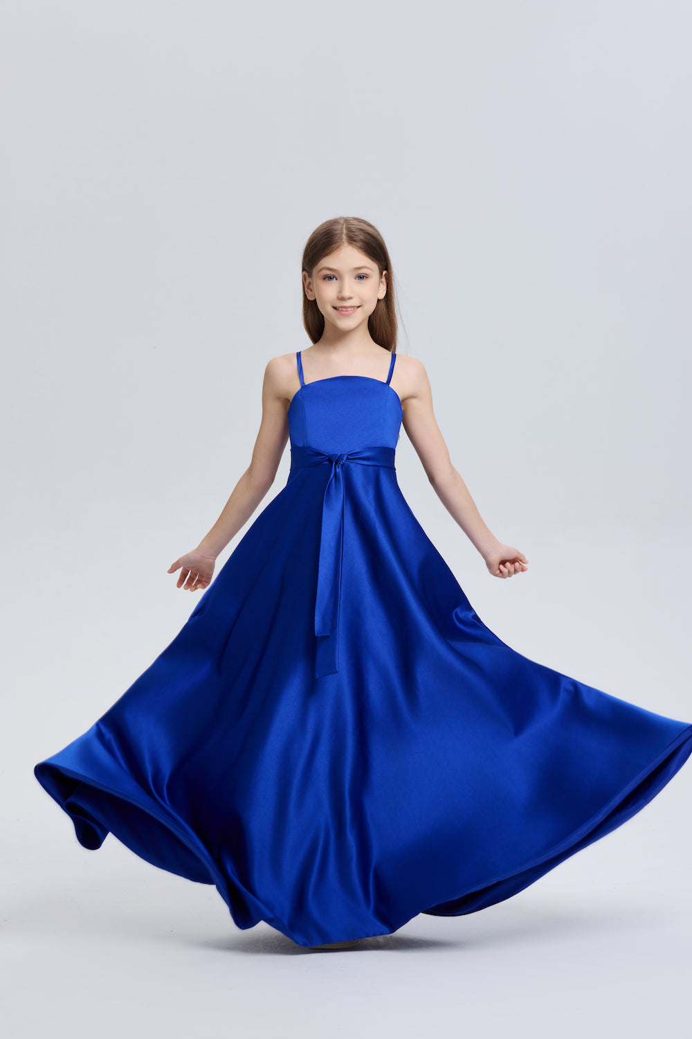 Charming A-Line with Belt Chiffon Dress