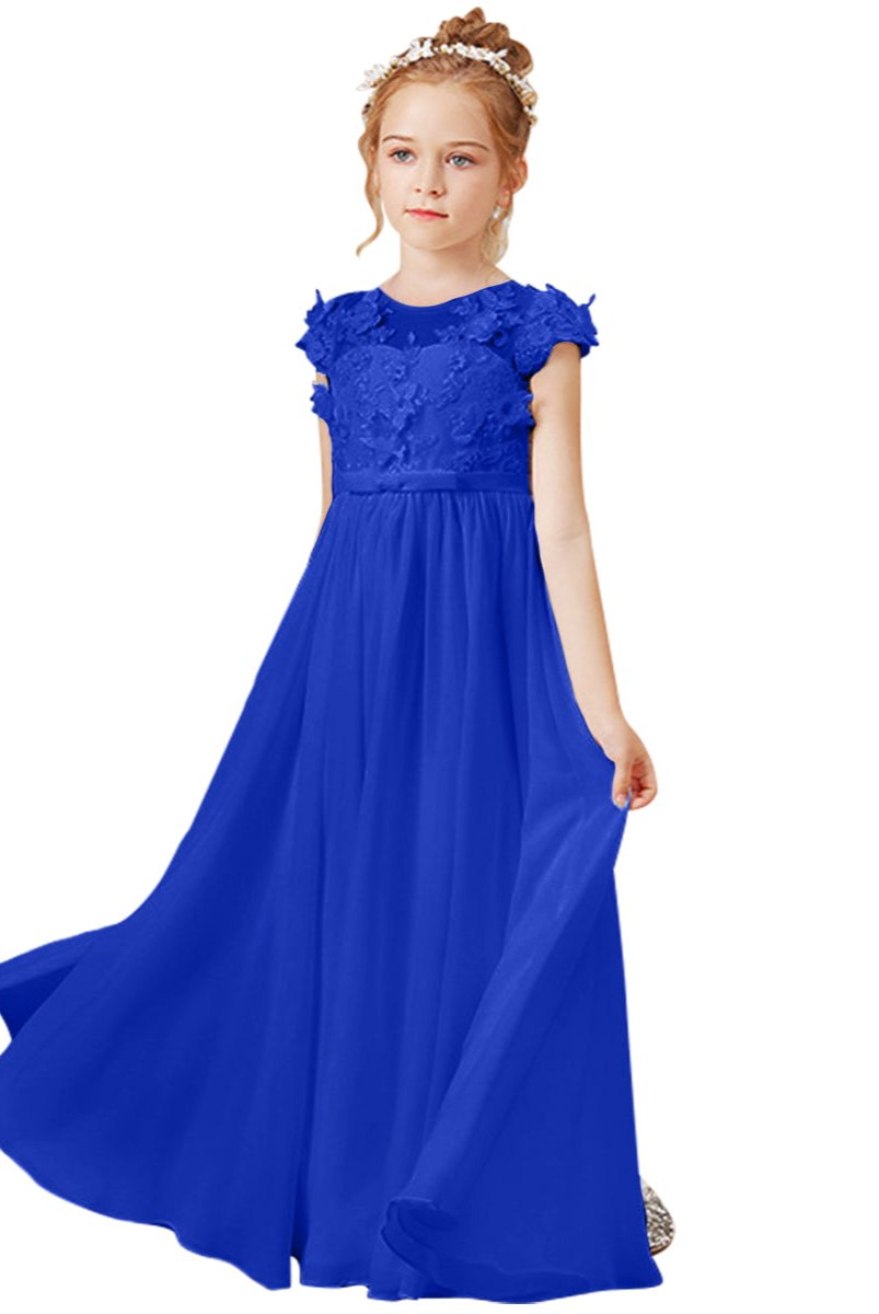 Flower Girl Dresses Applique Tulle Pageant Princess Gown