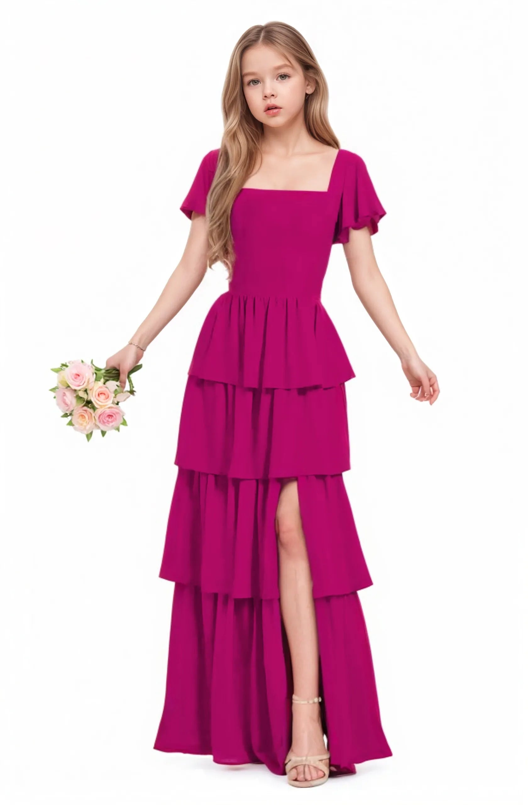 Junior Bridesmaid Long Dress