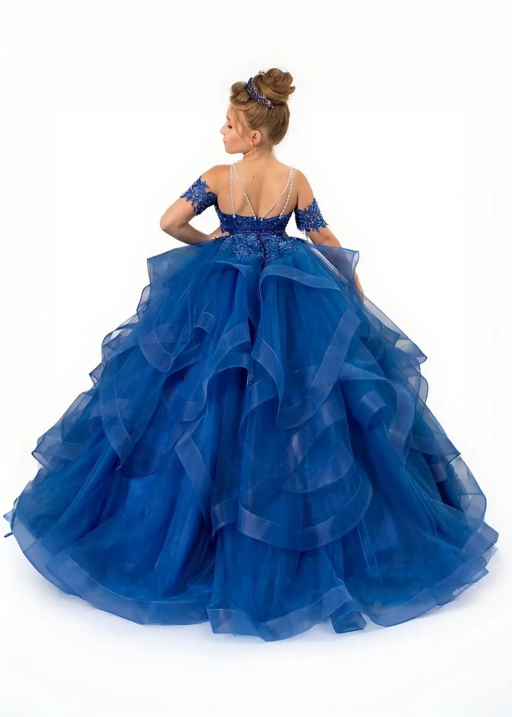 Lace Off-the-Shoulder Princess Dress