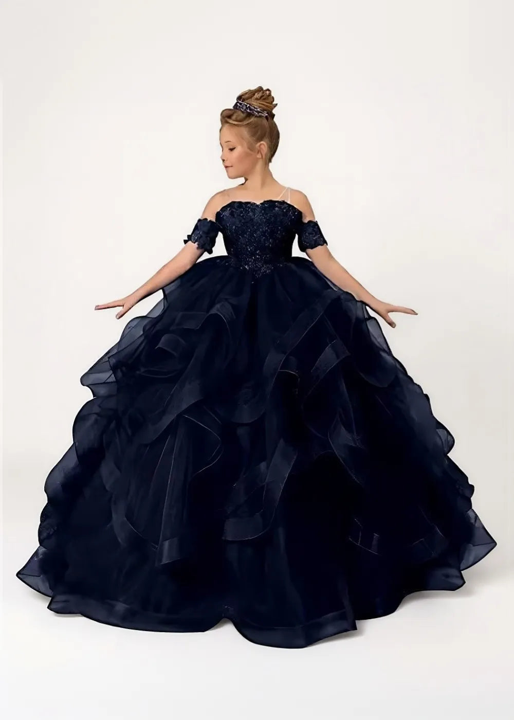 Lace Off-the-Shoulder Princess Dress