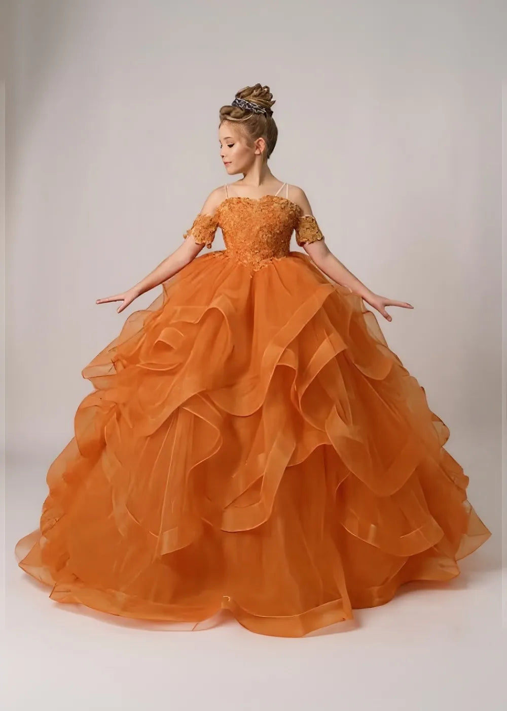 Lace Off-the-Shoulder Princess Dress