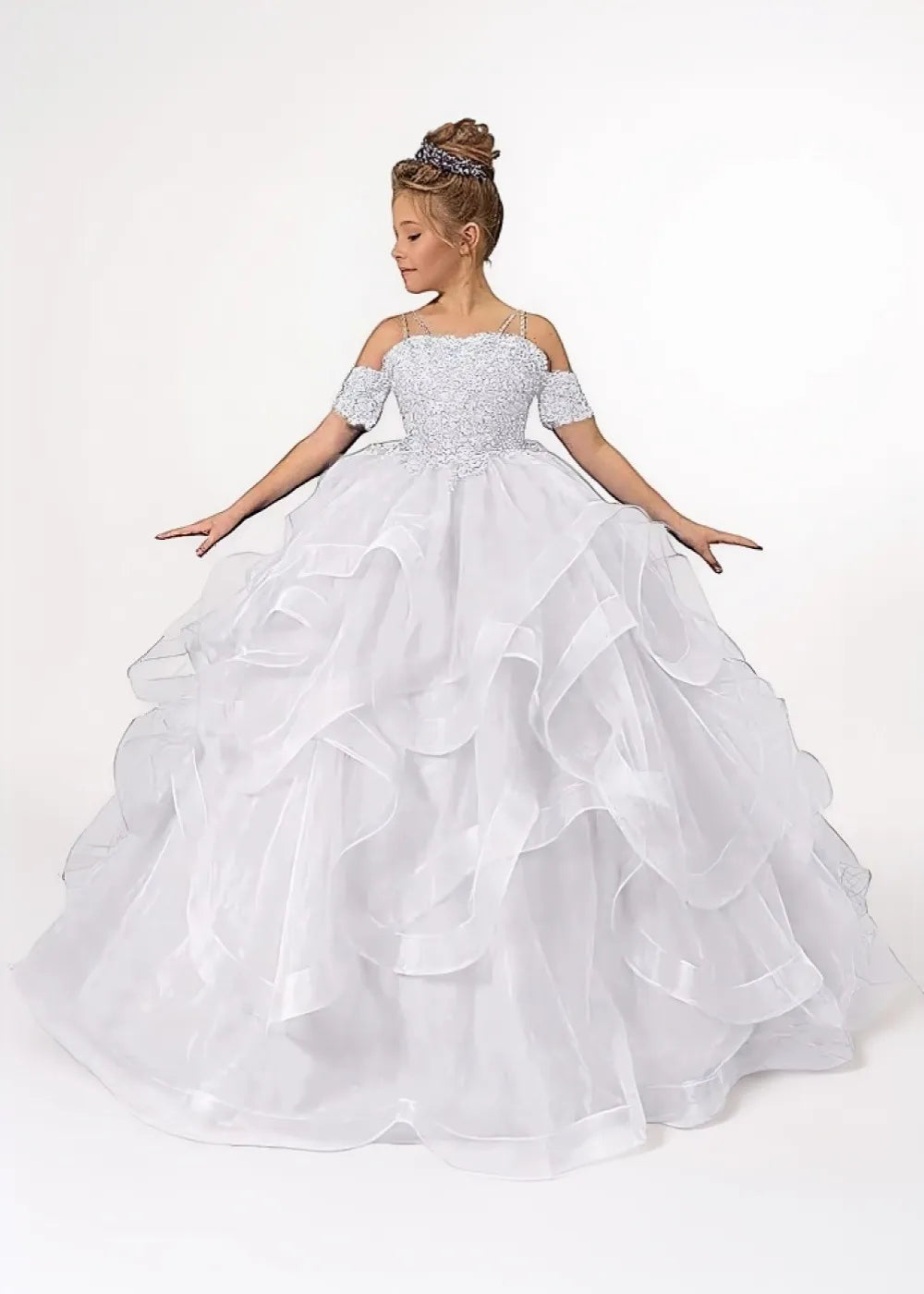 Lace Off-the-Shoulder Princess Dress