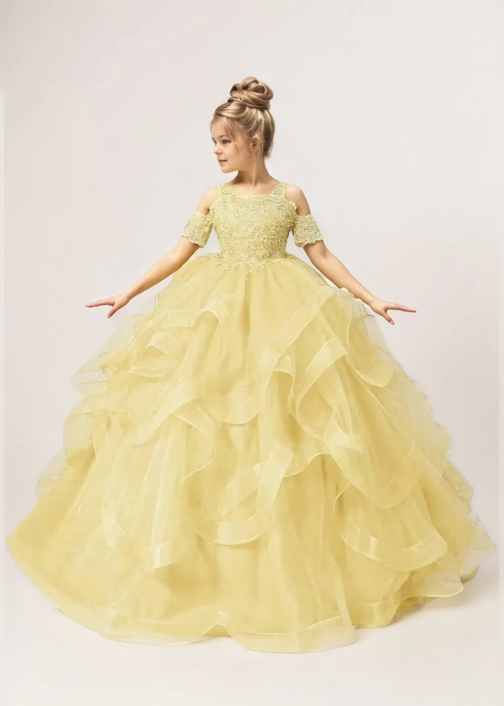 Lace Off-the-Shoulder Princess Dress