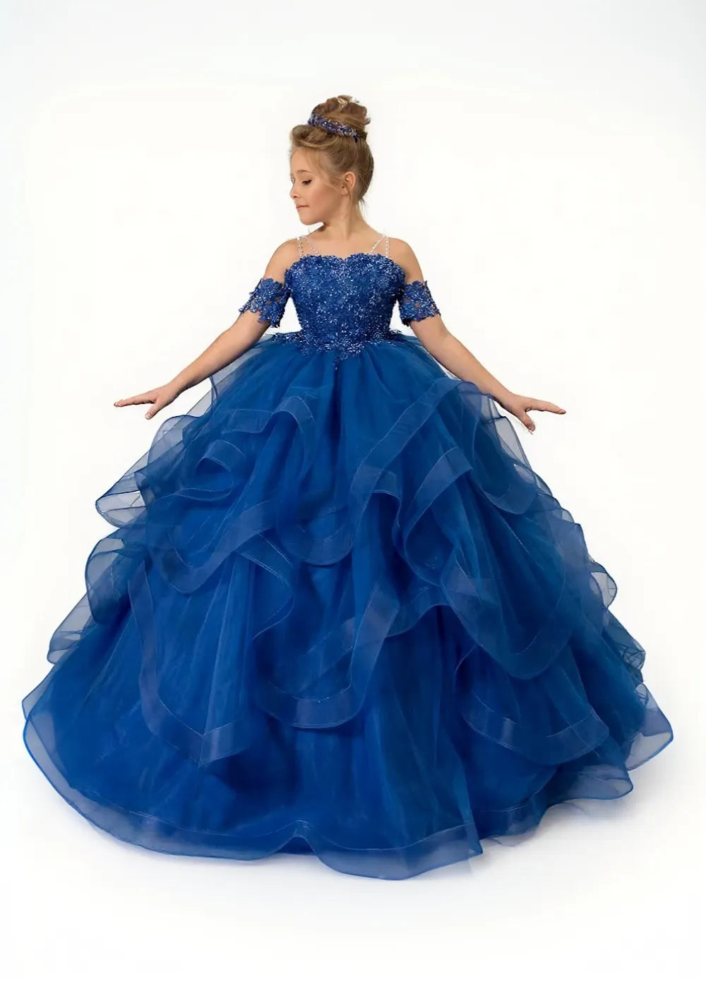 Lace Off-the-Shoulder Princess Dress