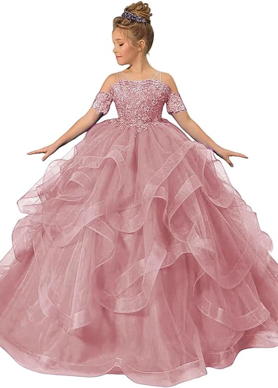 Lace Off-the-Shoulder Princess Dress