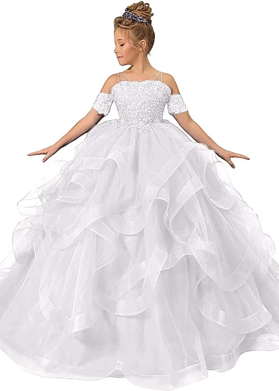 Lace Off-the-Shoulder Princess Dress
