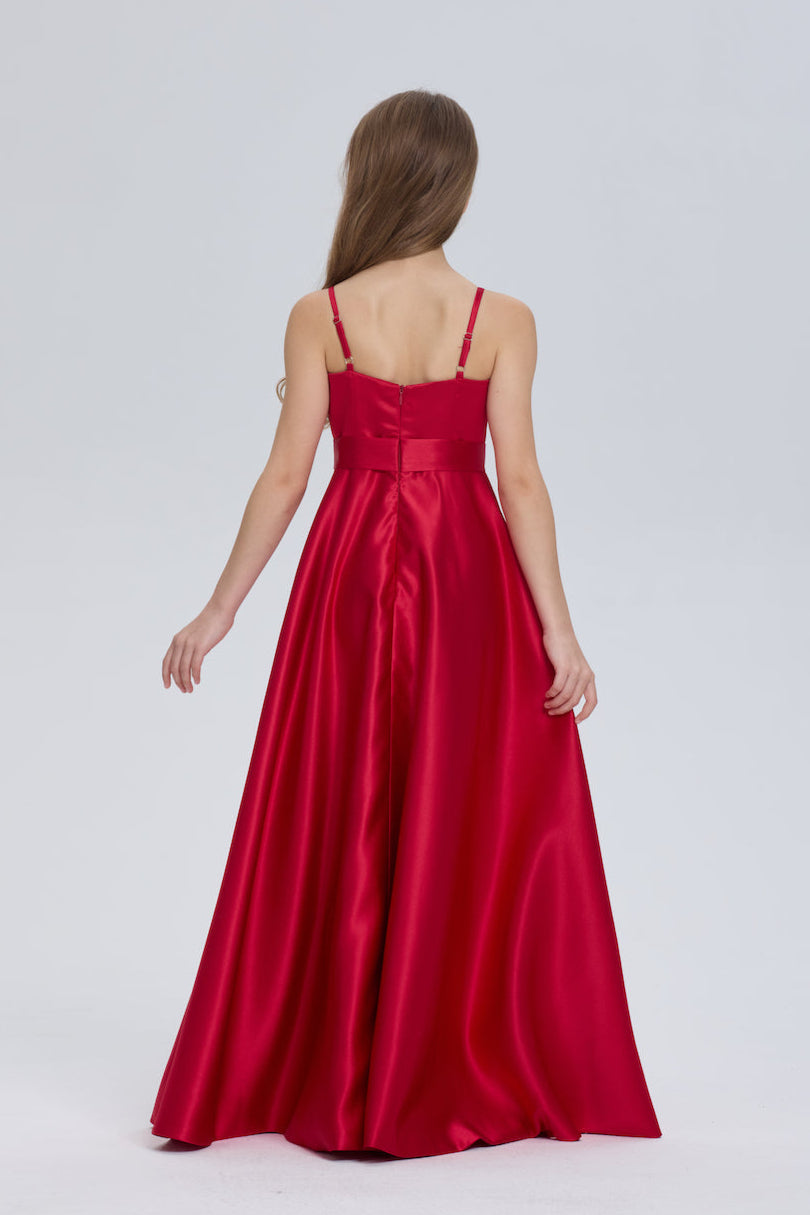 Satin Junior Bridesmaid Dresses