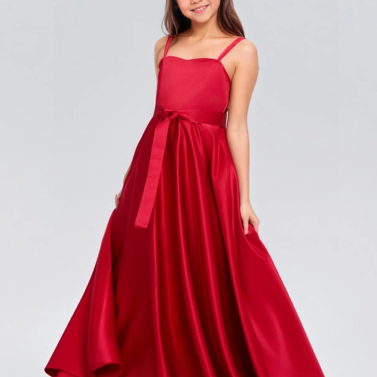 junior bridesmaid dresses red Ruby Red Bridesmaid Dress Chiffon Size XL