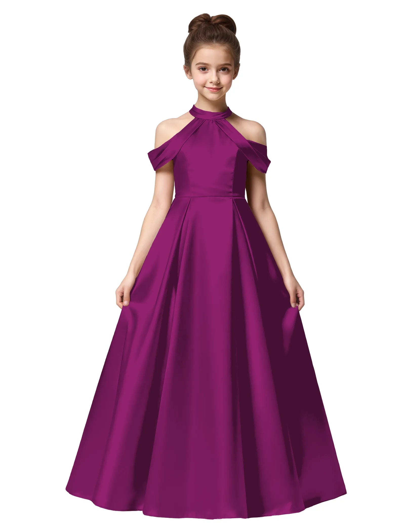 Vestido de princesa sin mangas de encaje