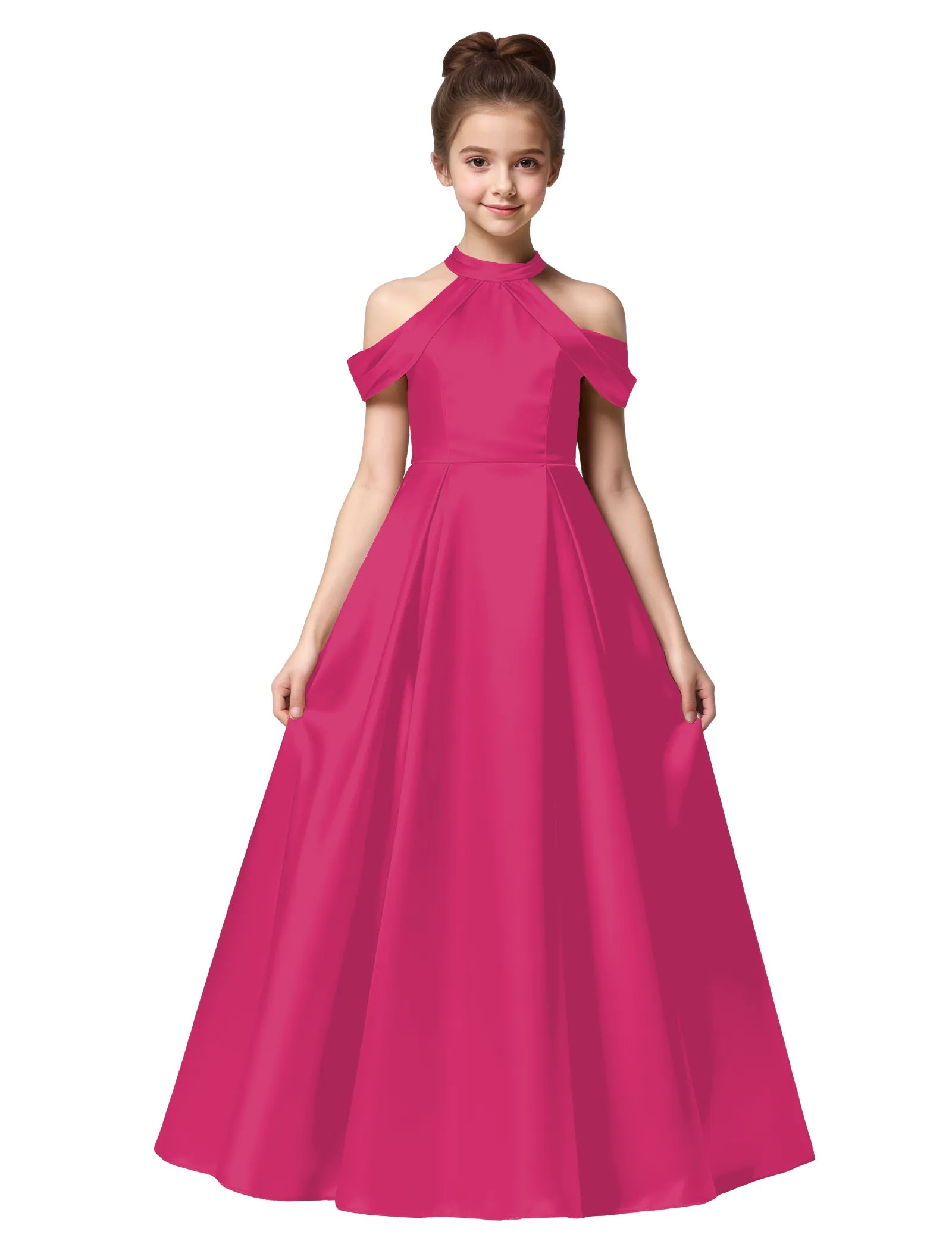 Vestido de princesa sin mangas de encaje