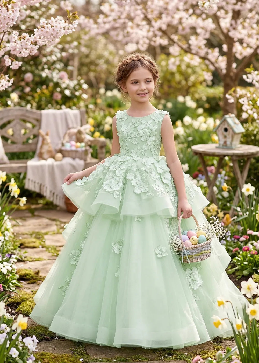 Spitzenkleid mit schulterfreiem Design