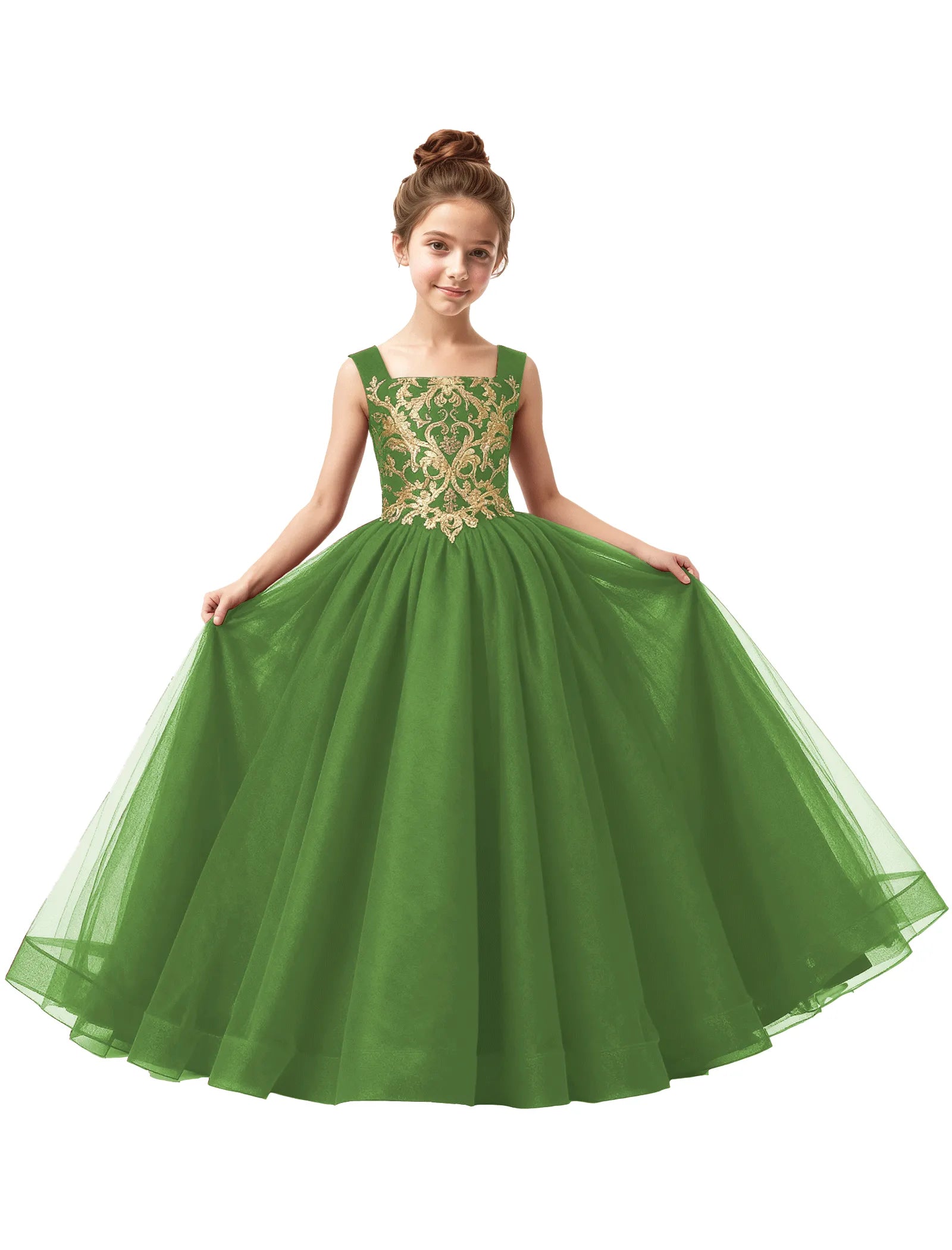 Pitsiline õlgadeta printsessikleit