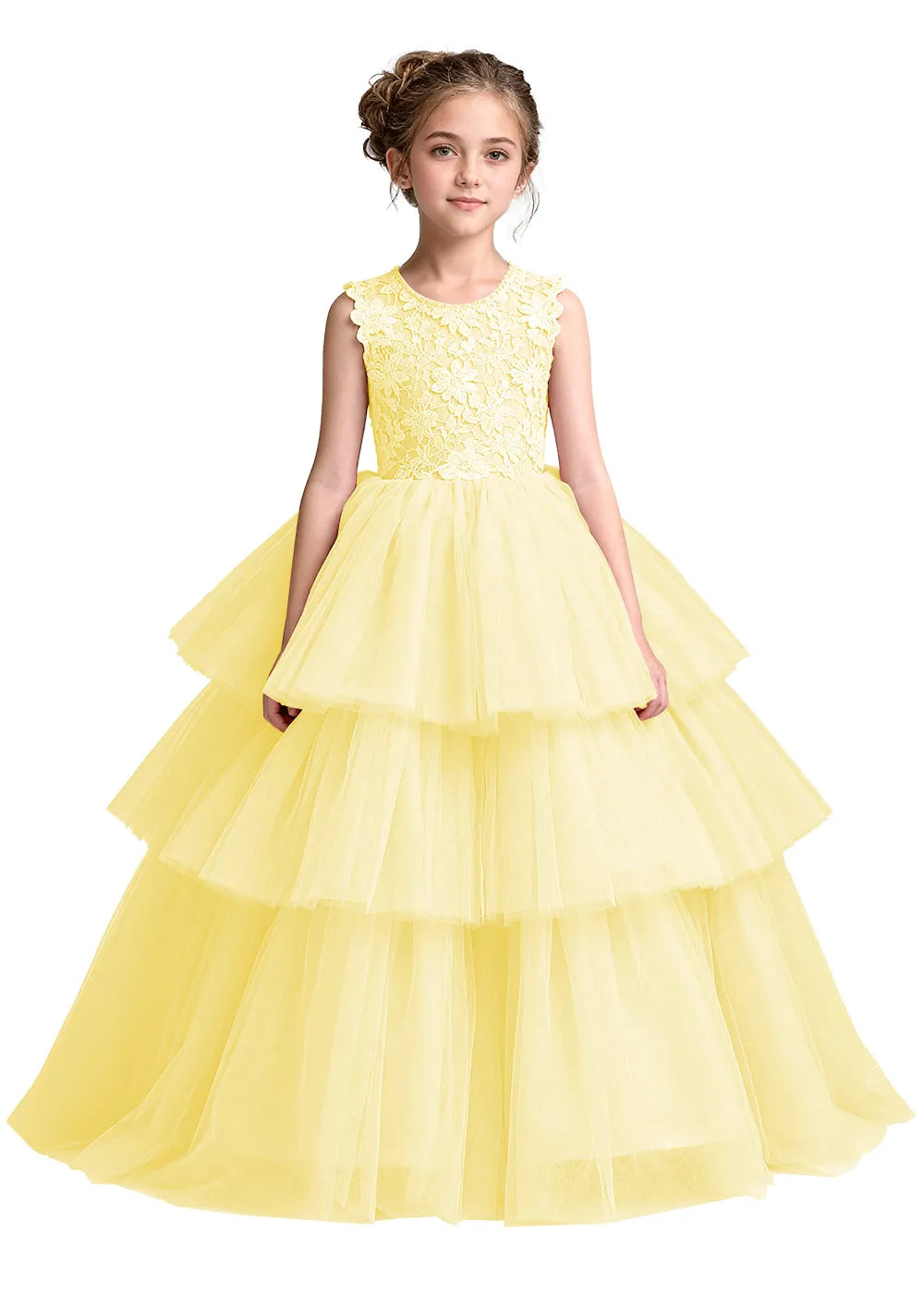 Enchanted Garden Tiered Princess Dress