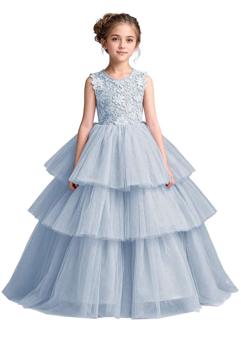 Enchanted Garden Tiered Princess Dress
