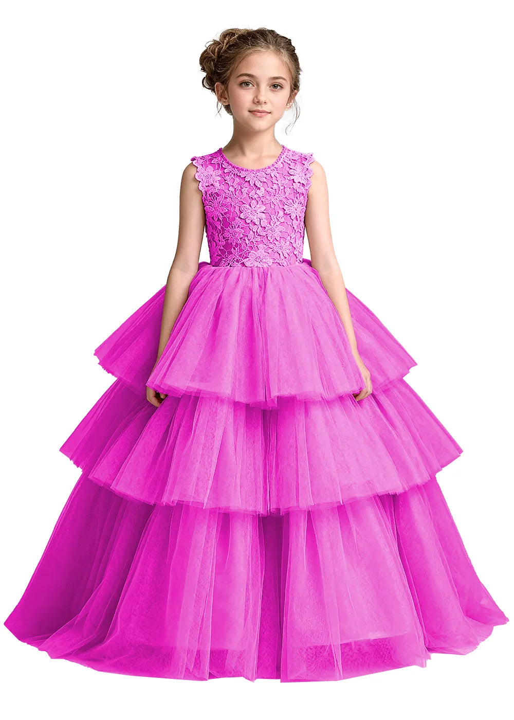 Enchanted Garden Tiered Princess Dress