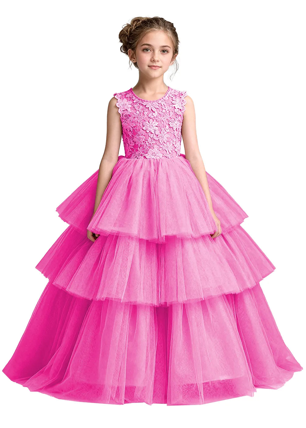 Enchanted Garden Tiered Princess Dress