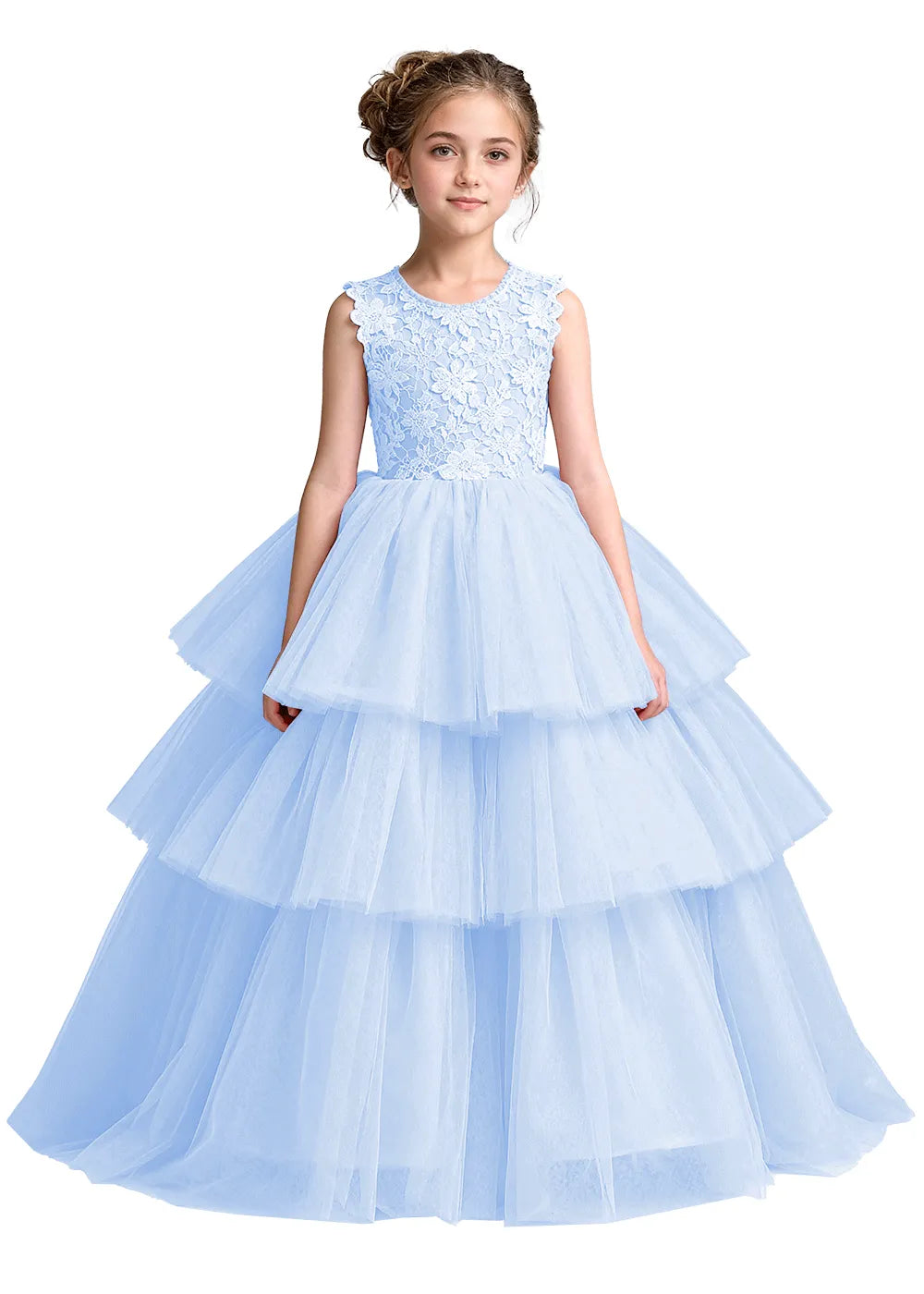 Enchanted Garden Tiered Princess Dress