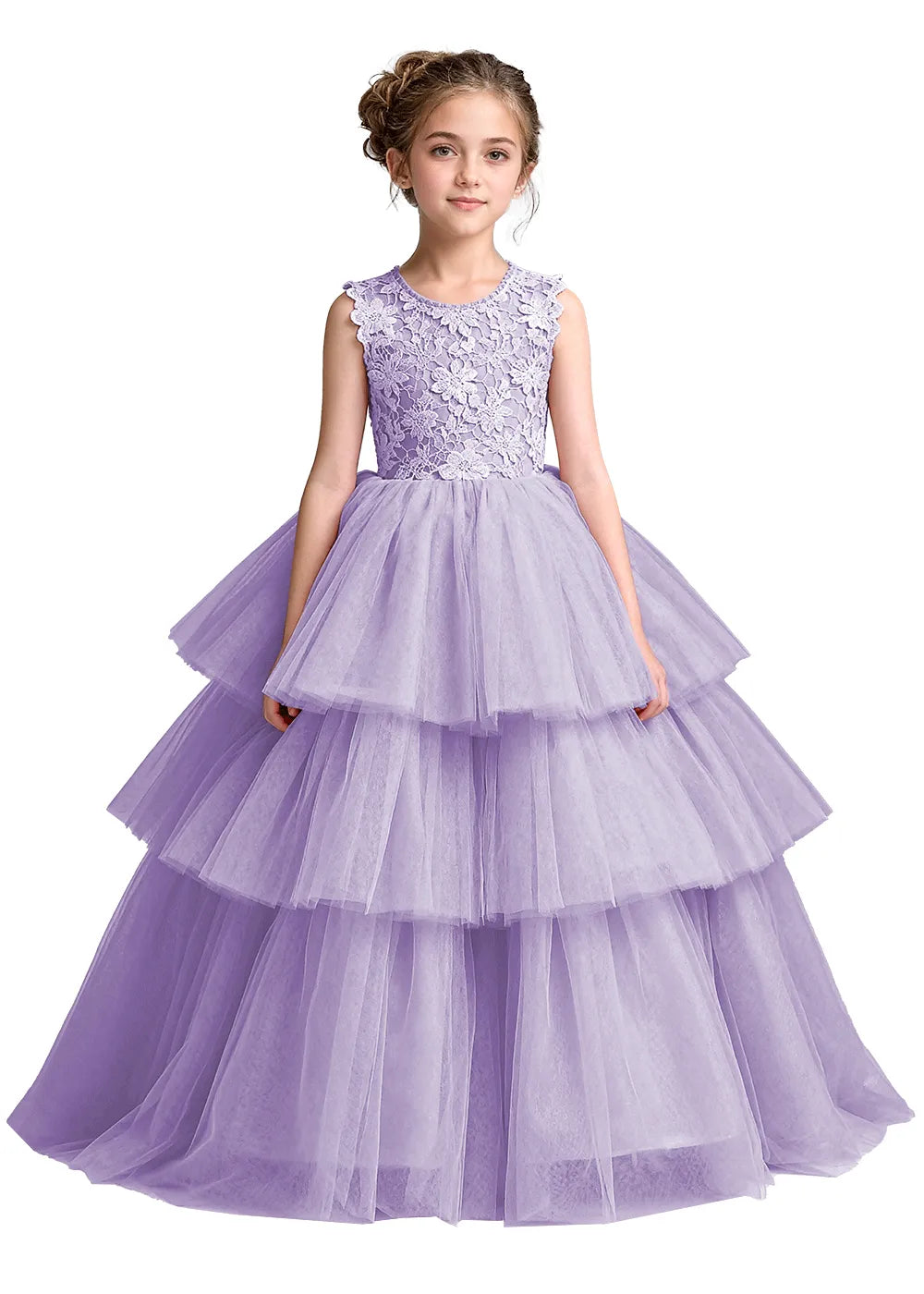 Enchanted Garden Tiered Princess Dress