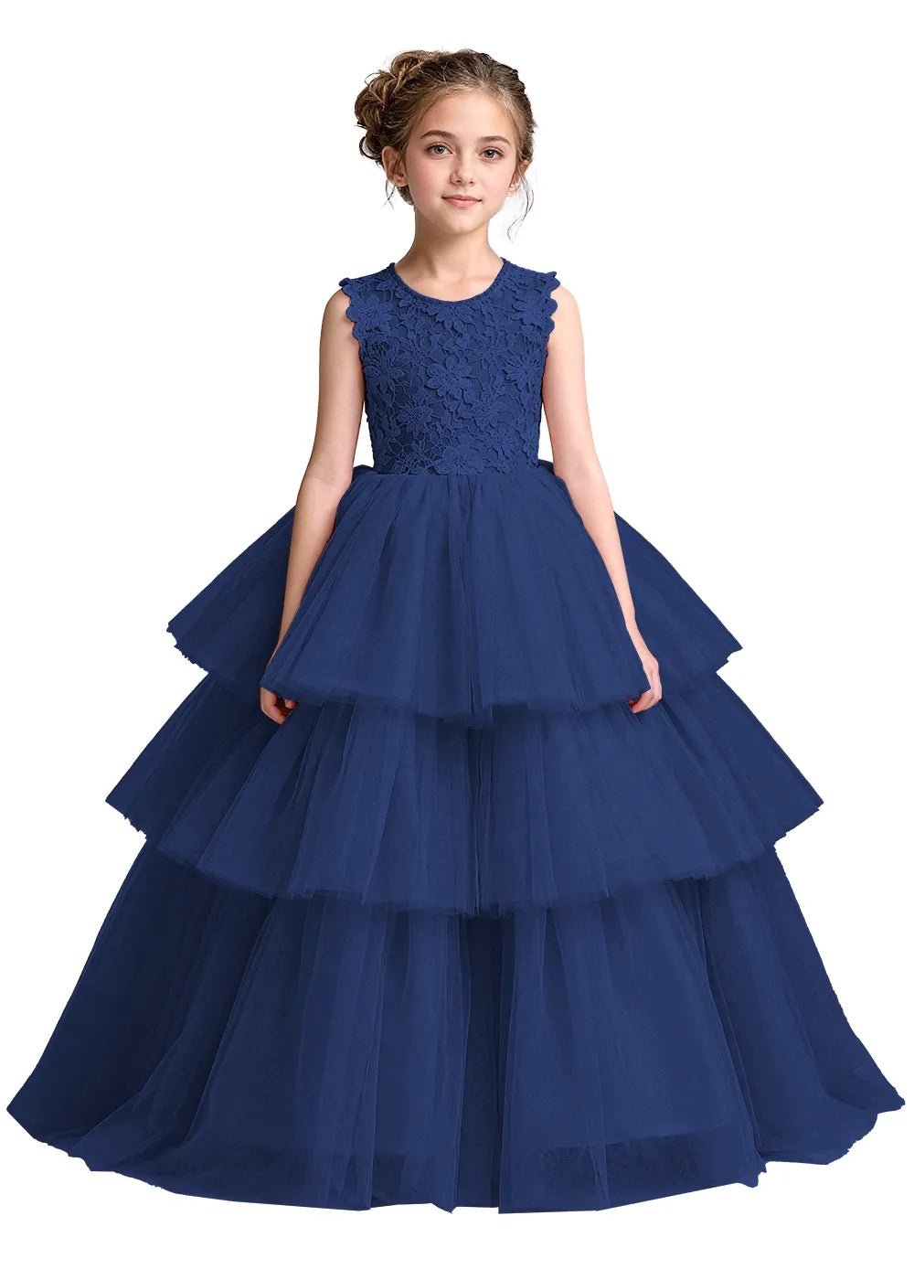 Enchanted Garden Tiered Princess Dress