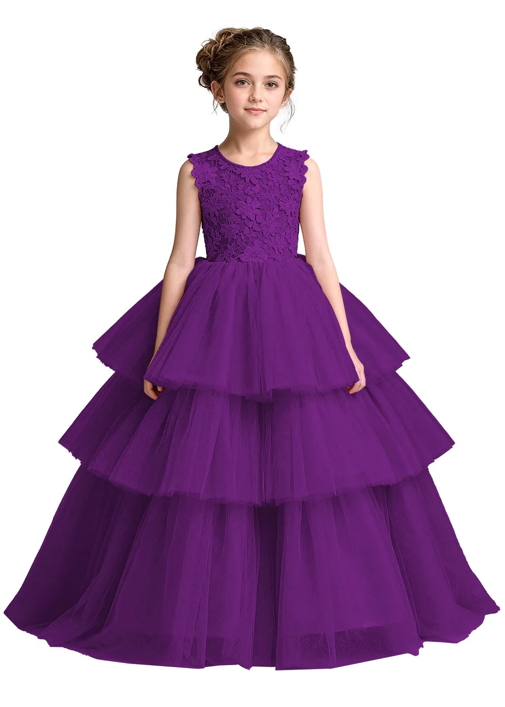 Enchanted Garden Tiered Princess Dress