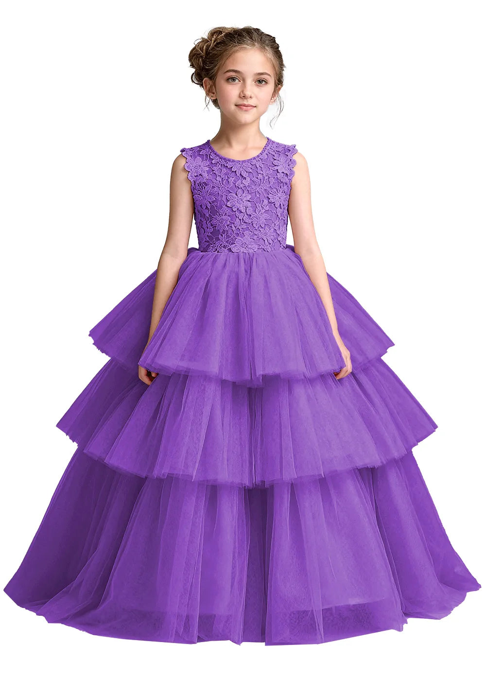 Enchanted Garden Tiered Princess Dress