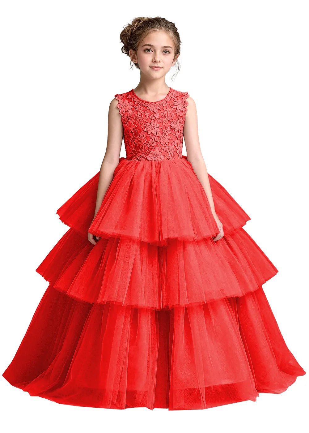 Enchanted Garden Tiered Princess Dress