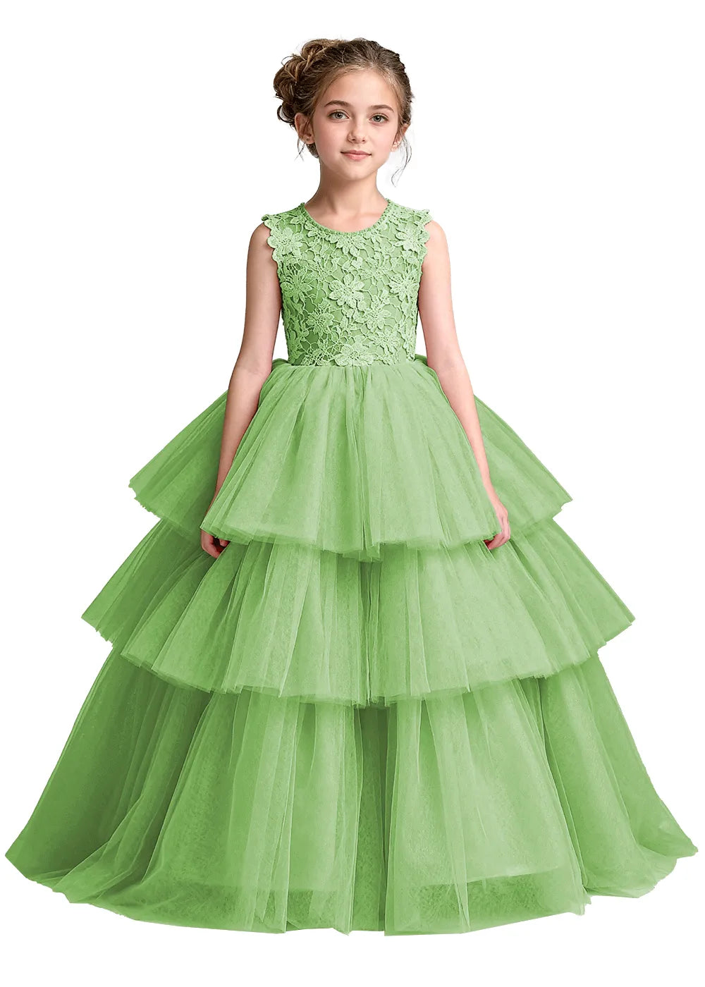Enchanted Garden Tiered Princess Dress