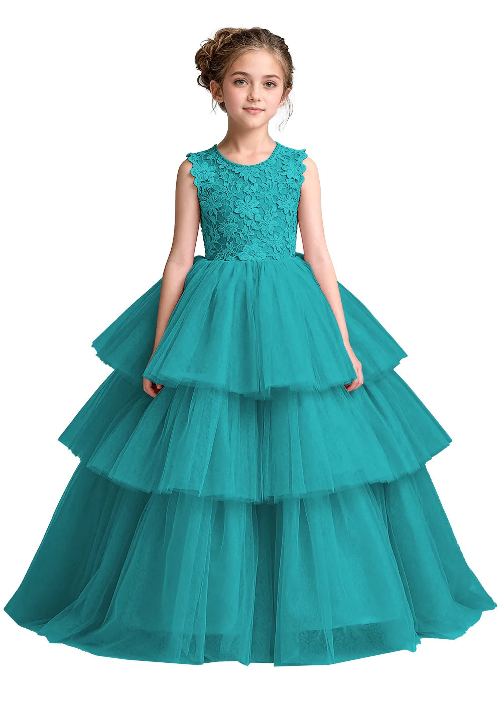Enchanted Garden Tiered Princess Dress
