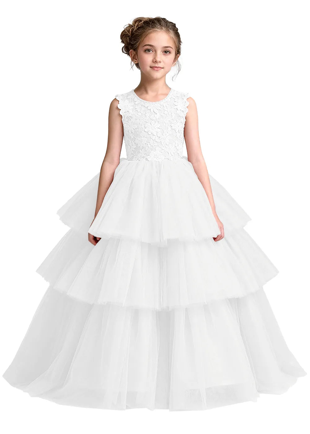 Enchanted Garden Tiered Princess Dress