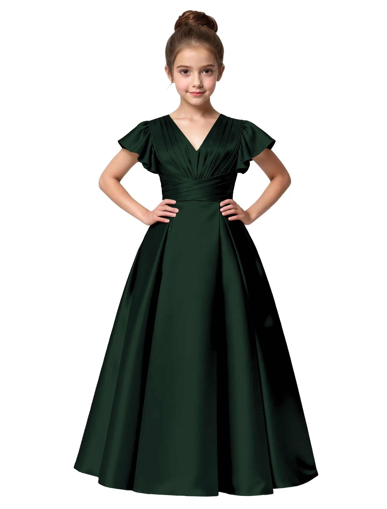 Vestido de princesa sin mangas de encaje