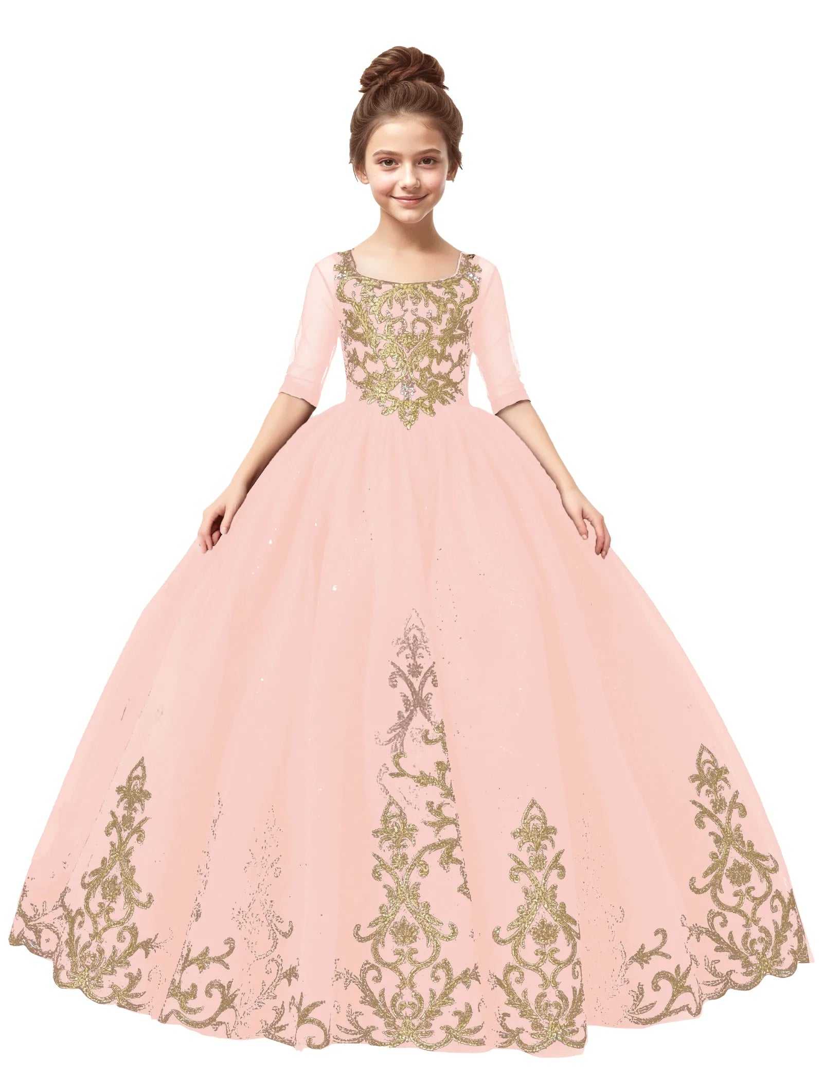 Luxury Princess Flower Girl Dress