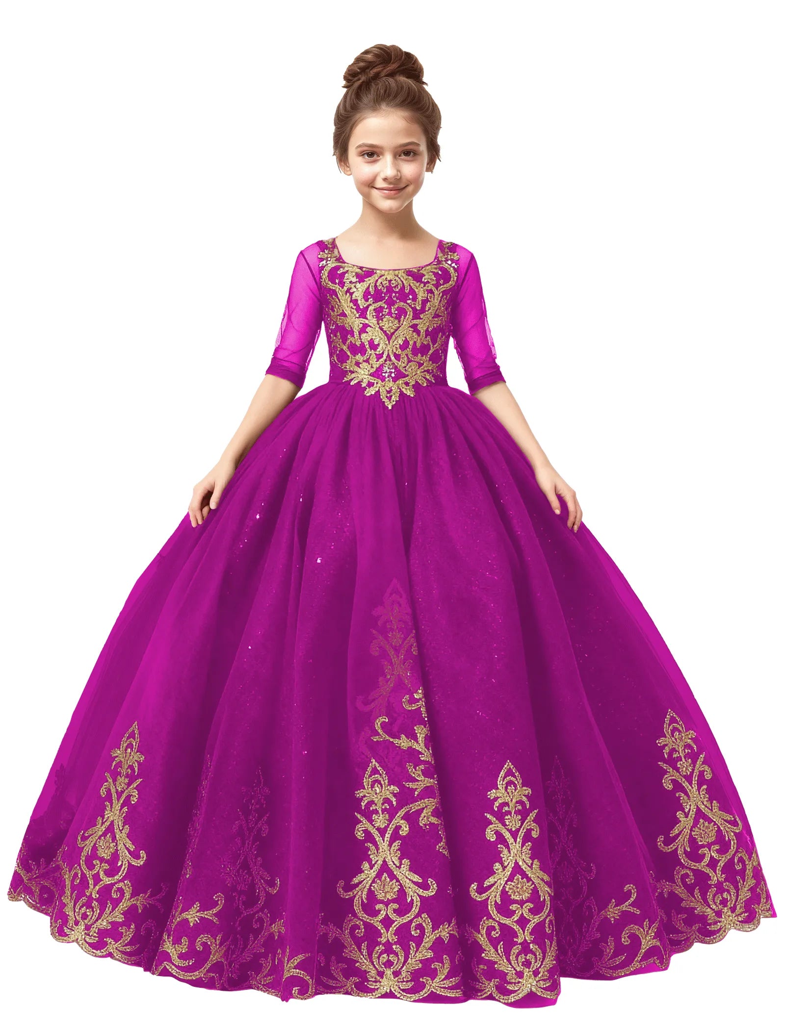 Luxury Princess Flower Girl Dress