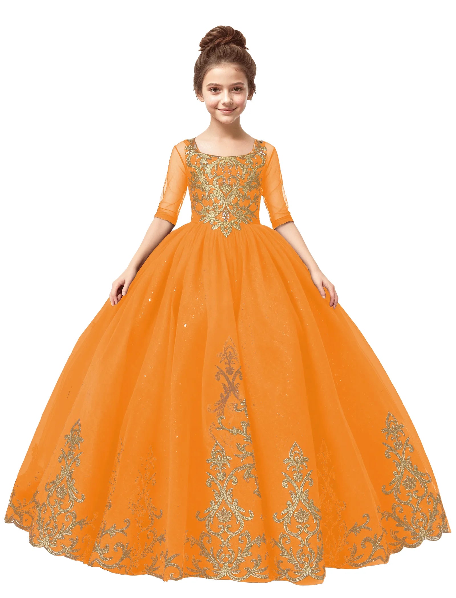 Luxury Princess Flower Girl Dress