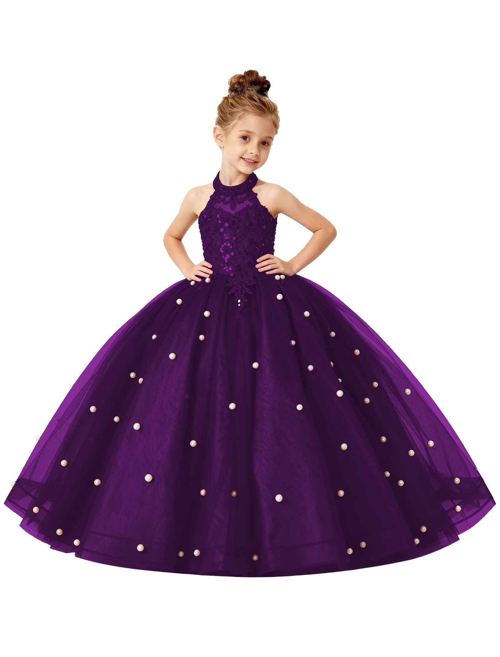 Spitzenkleid mit schulterfreiem Design