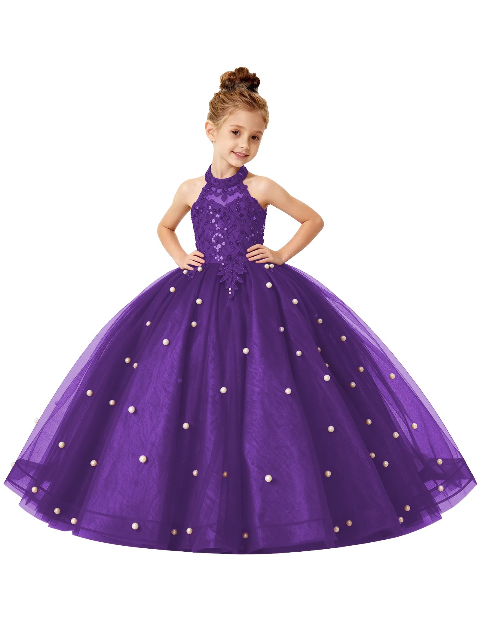 Spitzenkleid mit schulterfreiem Design