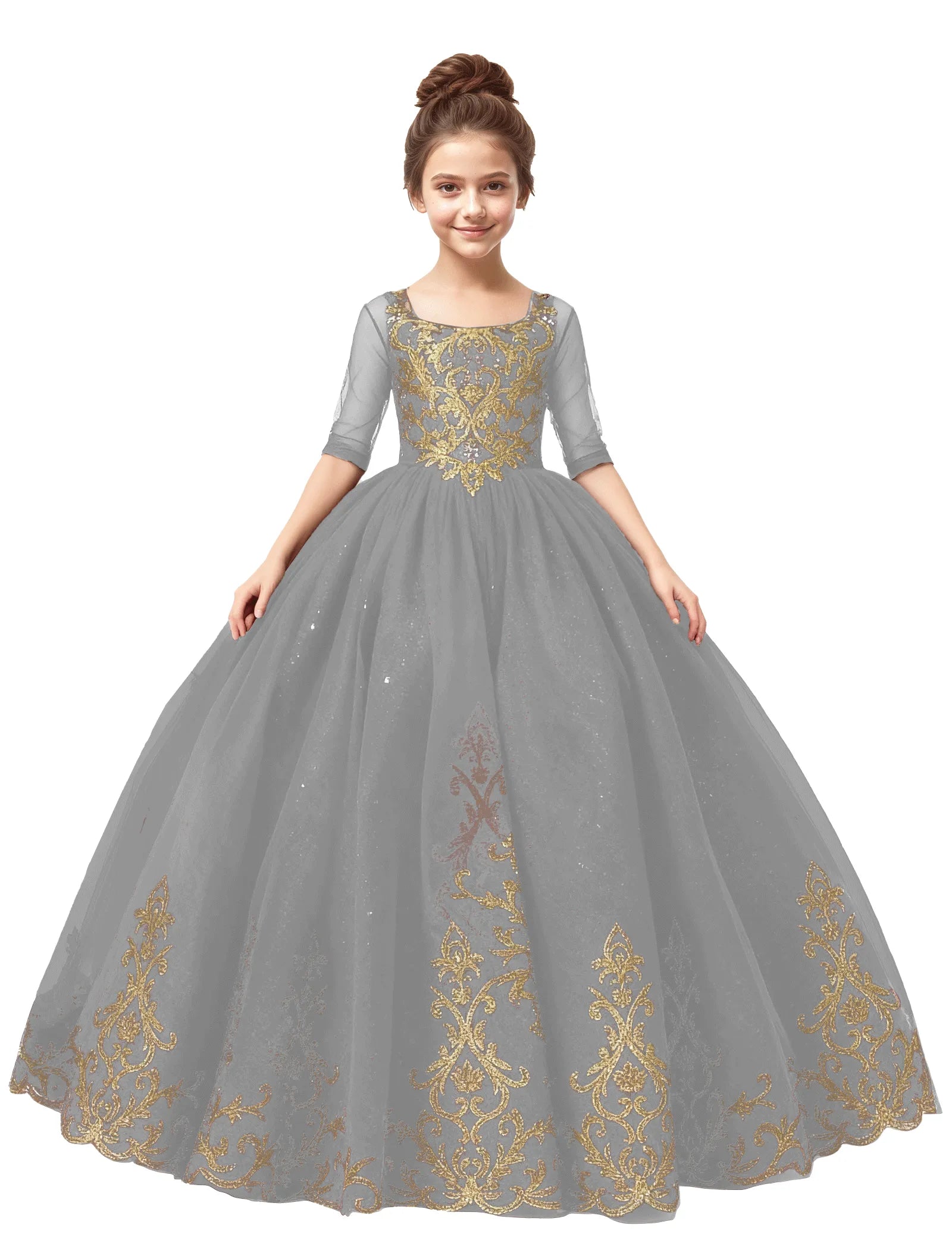 Luxury Princess Flower Girl Dress