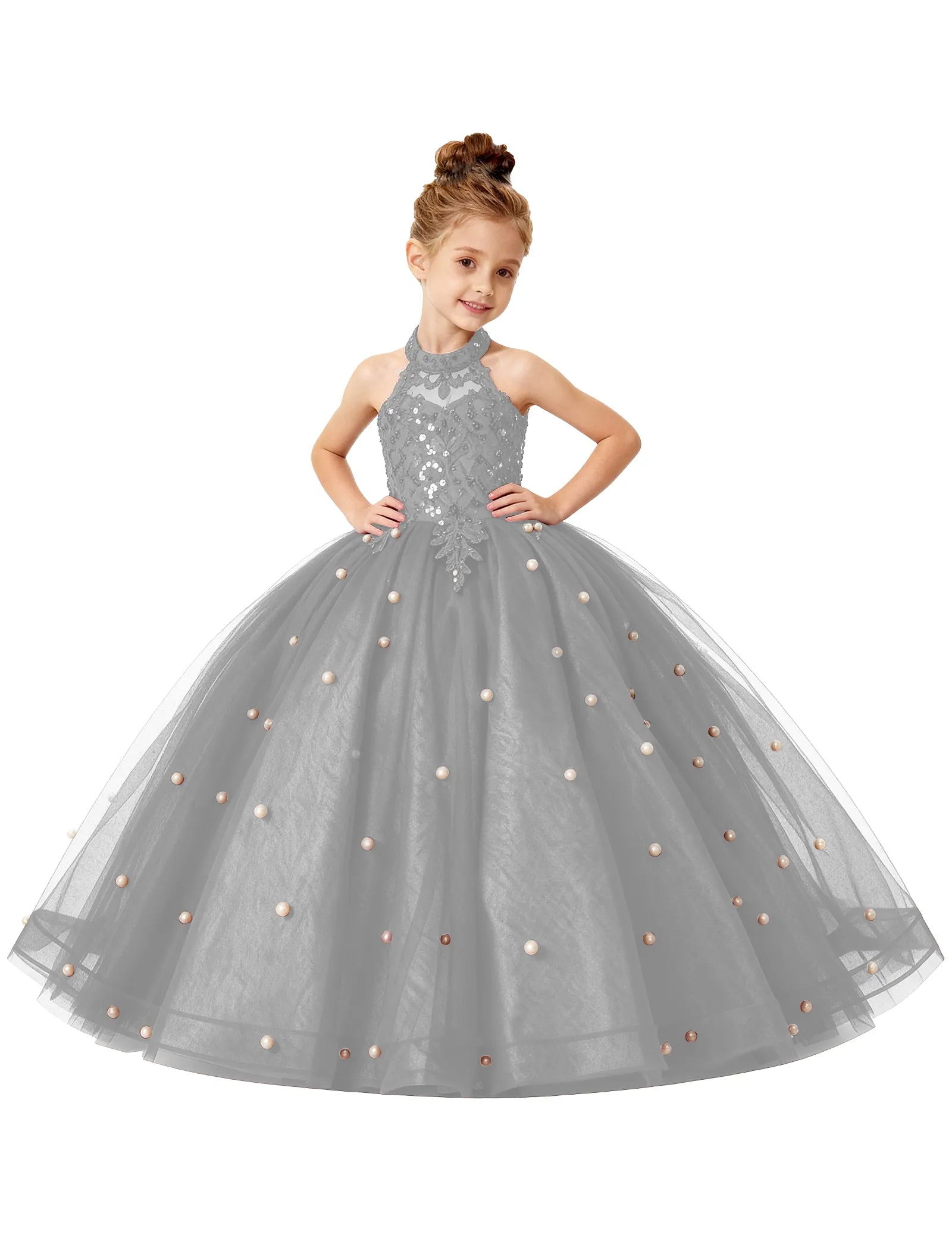 Spitzenkleid mit schulterfreiem Design