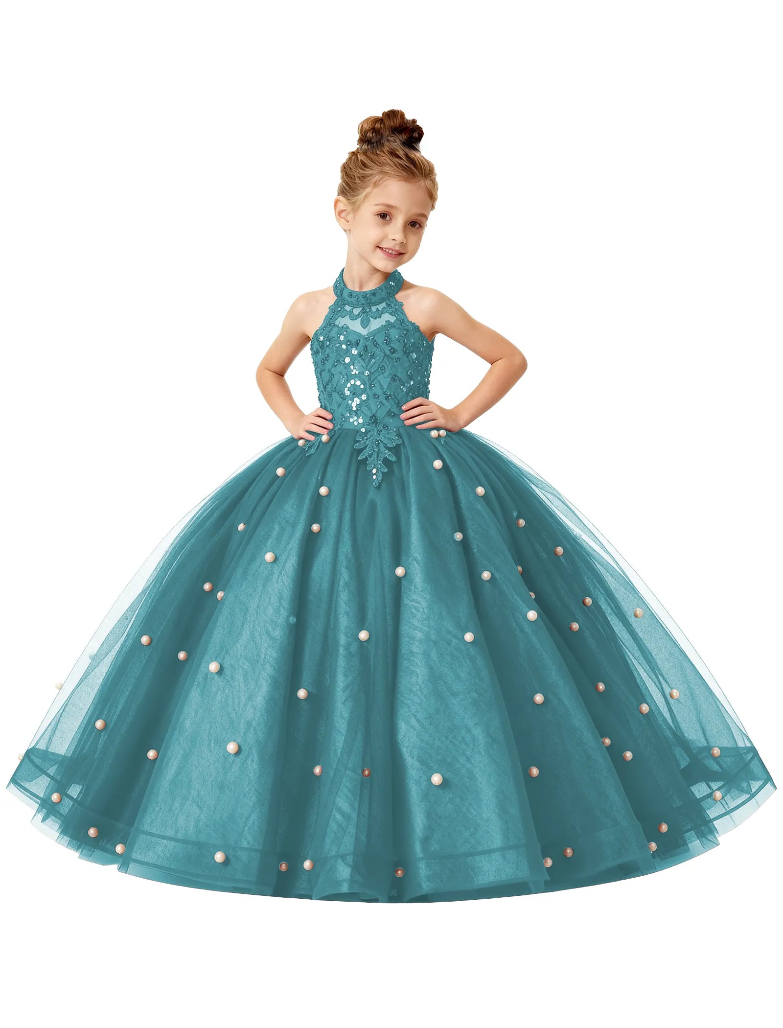 Spitzenkleid mit schulterfreiem Design