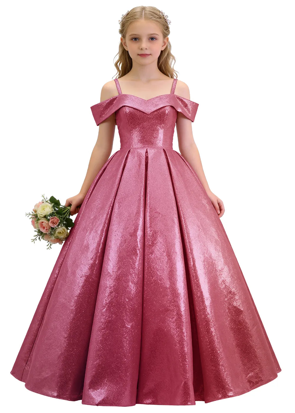 Princess Style Off Shoulder Formal Dress