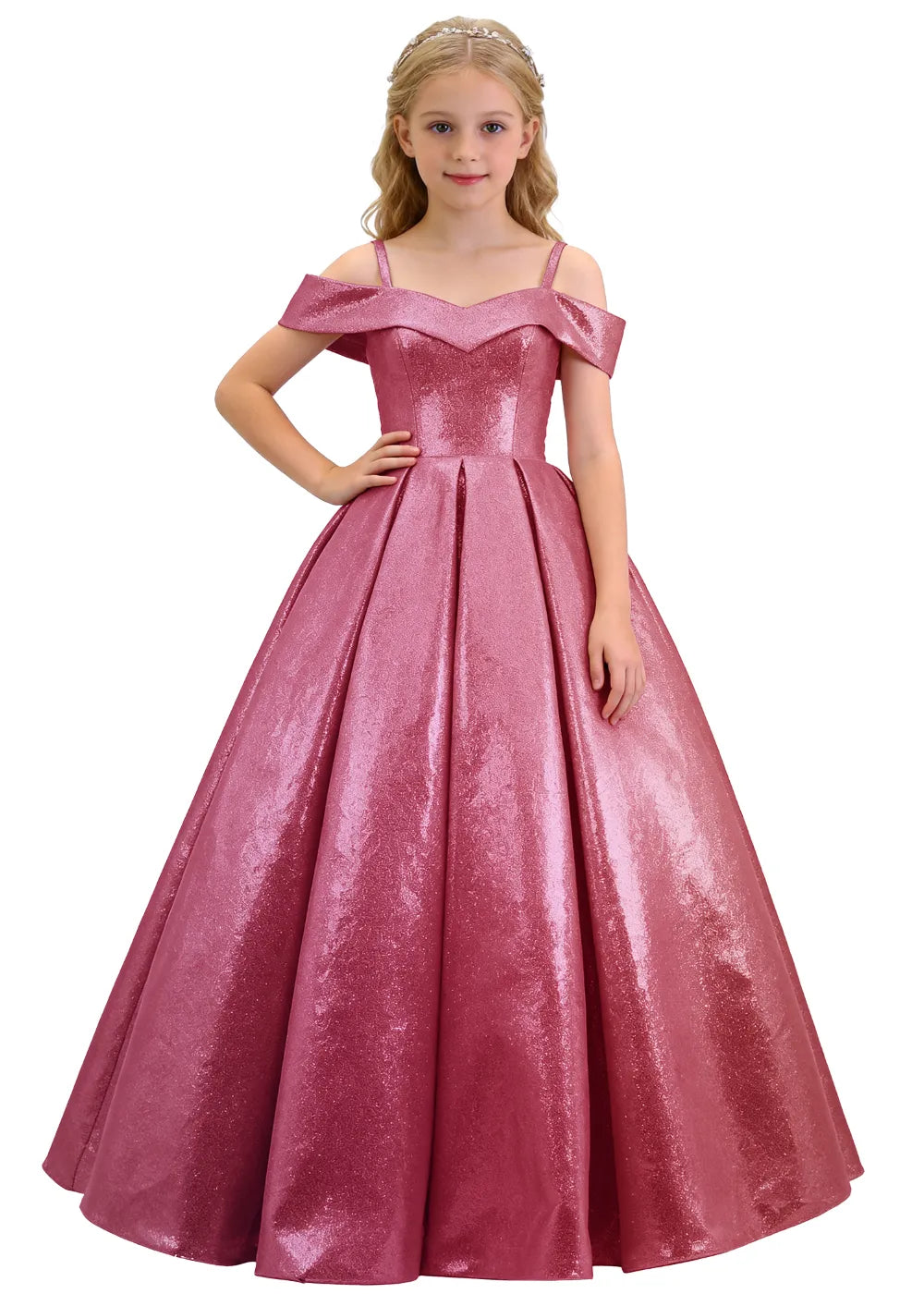 Princess Style Off Shoulder Formal Dress