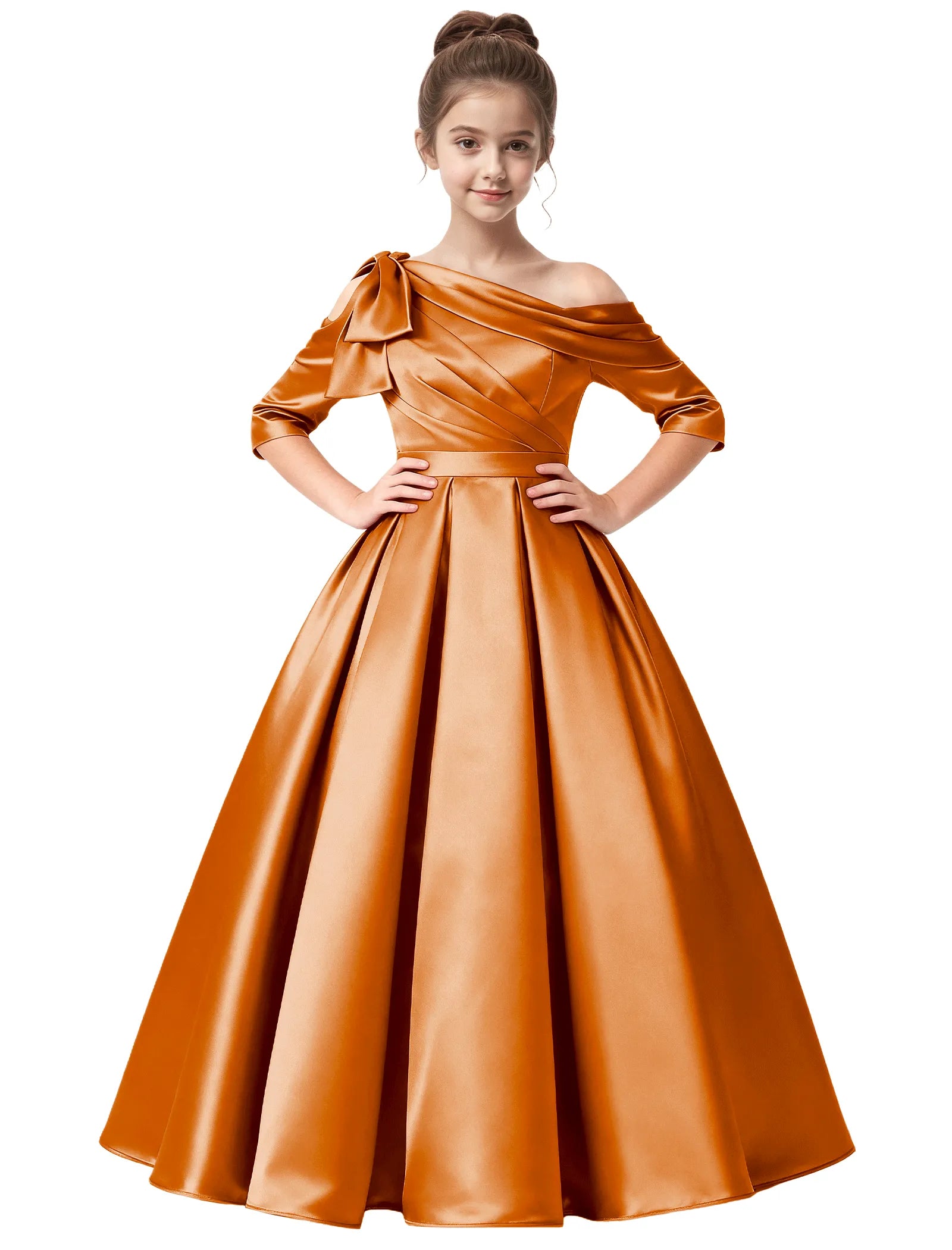 Vestido de princesa sin mangas de encaje