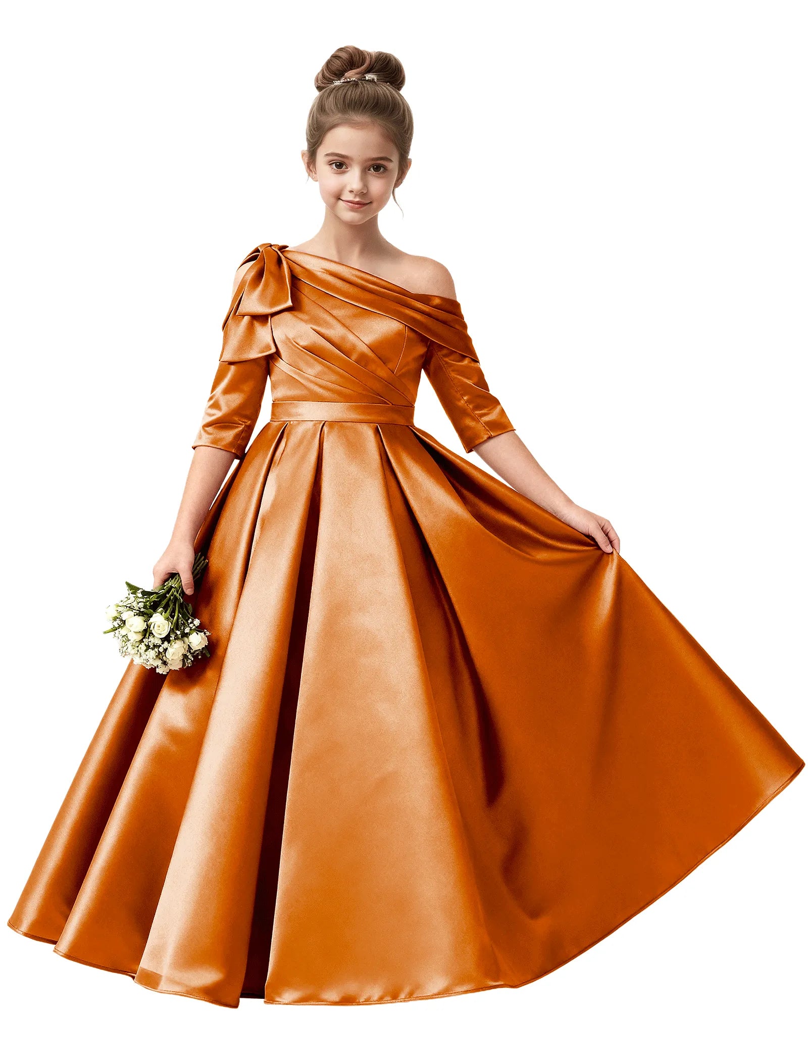 Vestido de princesa sin mangas de encaje