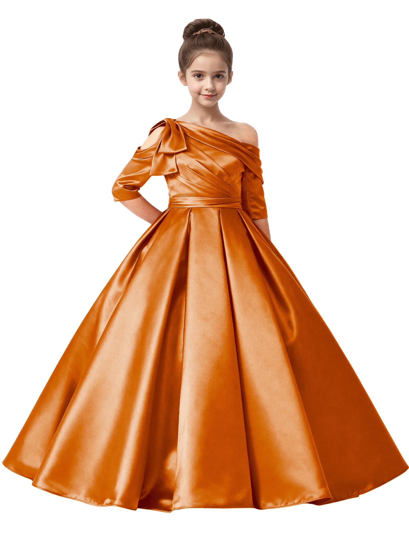 Vestido de princesa sin mangas de encaje