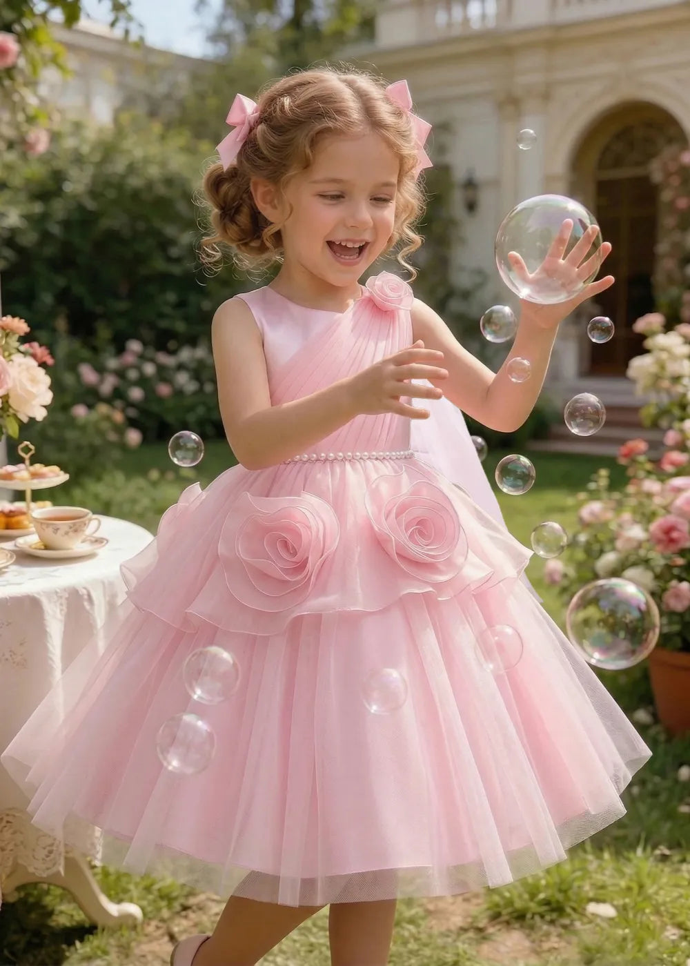 Spitzenkleid mit schulterfreiem Design