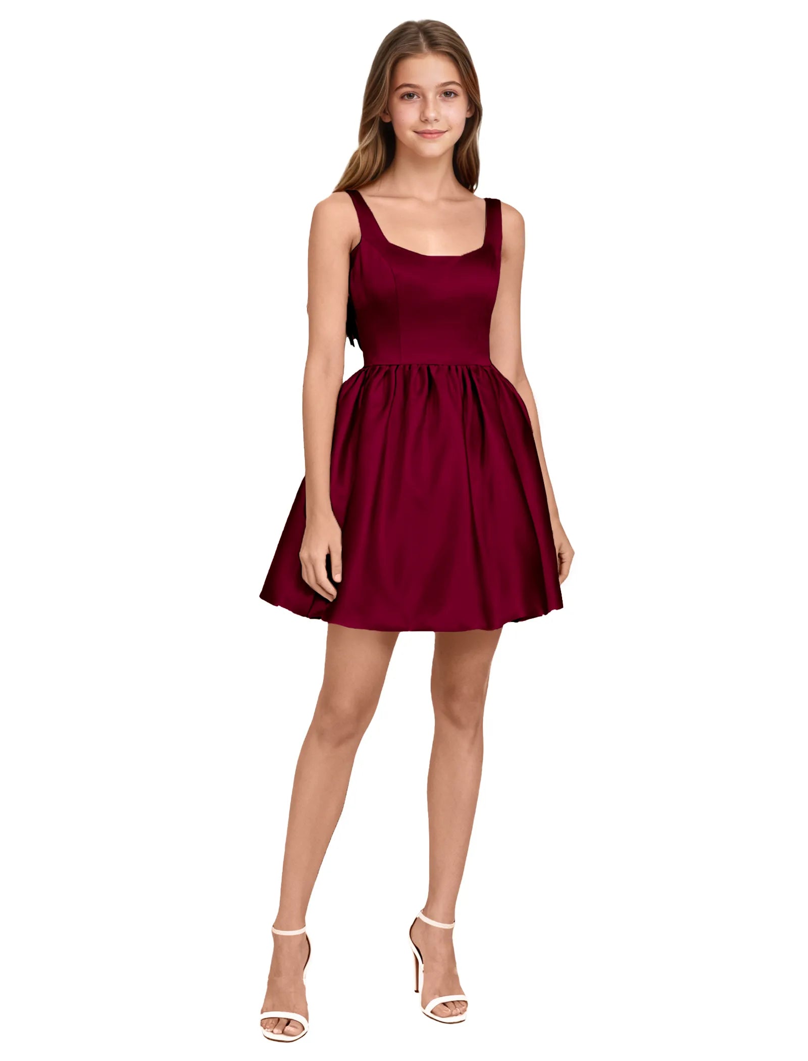 Vestido de princesa sin mangas de encaje