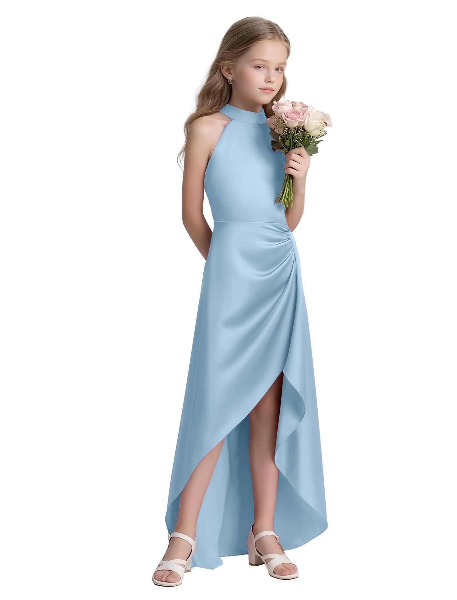 Vestido de princesa sin mangas de encaje